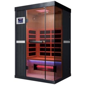 OnxyEdge 2-Person Infrared Sauna with Red Light Therapy