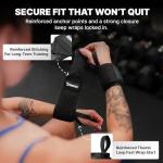 DMoose Wrist Straps for Weightlifting with Support