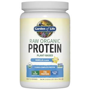 Organic Vanilla Vegan Protein Powder - 22g Plant Based