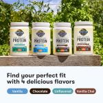 Organic Vanilla Vegan Protein Powder - 22g Plant Based