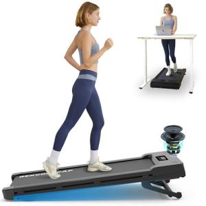 PACEROCKER Under Desk Treadmill with Auto Incline