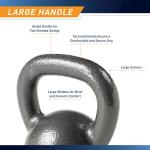 Marcy 20lbs Cast Iron Kettlebell for Home Gym