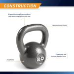 Marcy 20lbs Cast Iron Kettlebell for Home Gym