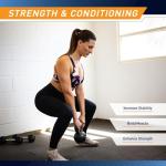 Marcy 20lbs Cast Iron Kettlebell for Home Gym