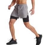 Surenow Men's 2-in-1 Quick-Dry Athletic Shorts