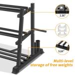 Bongkim Dumbbell Rack and Weight Set for Home Gym