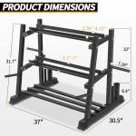 Bongkim Dumbbell Rack and Weight Set for Home Gym