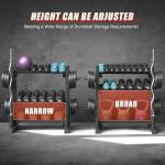 Adjustable 3-Tier Dumbbell Rack, 1100LB Capacity