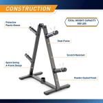 Marcy A-Frame Weight Plate and Bar Organizer