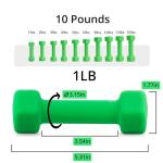 Portzon Neoprene Dumbbell Set - 1-15 LB Options