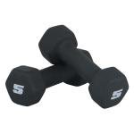 CAP Barbell 5 LB Neoprene Dumbbell Weights Pair