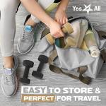 Yes4All Hexagon Neoprene Dumbbells - 7lbs Pair