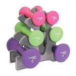 Tone Fitness 20-Pound Hourglass Dumbbell Set
