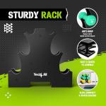 Neoprene Dumbbell Set 3-5-8lb with Rack