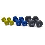Neoprene Dumbbell Weights with Rack - 3 Pairs