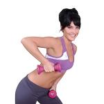 Tone Fitness 20-Pound Hourglass Dumbbell Set