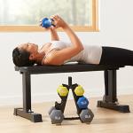 Neoprene Dumbbell Weights with Rack - 3 Pairs