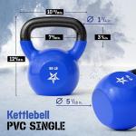 Yes4All Vinyl Coated Kettlebells for Home Gym