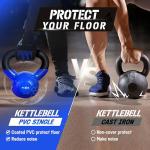 Yes4All Vinyl Coated Kettlebells for Home Gym