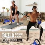 Yes4All Vinyl Coated Kettlebells for Home Gym