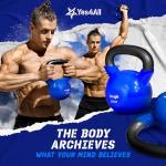 Yes4All Vinyl Coated Kettlebells for Home Gym