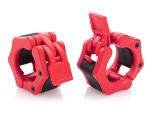HACUBA Quick Release Olympic Barbell Clamps - Red