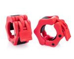 HACUBA Quick Release Olympic Barbell Clamps - Red