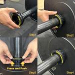 Power Guidance Quick Release Barbell Clamps