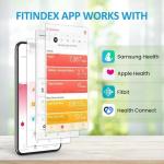 FITINDEX Bluetooth Smart Scale with Body Metrics