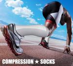 CHARMKING Compression Socks for Running and Travel