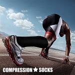 CHARMKING Compression Socks for Athletics - 3 Pairs