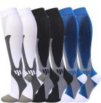 6 Pairs Compression Socks for Wide Calves