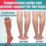 Compression Socks for Men and Women - 4 Pairs