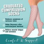 Compression Socks for Men and Women - 4 Pairs