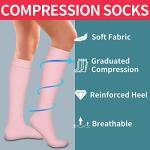 Compression Socks for Men and Women - 4 Pairs