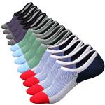 Men’s No Show Ankle Socks - 6 Pairs