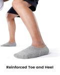 Men's Low Cut No Show Socks with Grip
