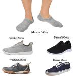 JORMATT Non-Slip No Show Socks for Men and Women