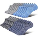 Men's No Show Low Cut Cotton Socks 11-13