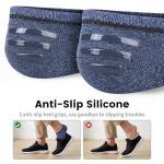 Men's No Show Low Cut Cotton Socks 11-13