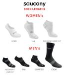 Saucony Women's Performance Athletic Socks - Black Multicolor