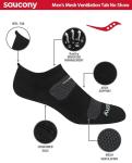 Saucony Men's RunDry Ventilated Performance Socks