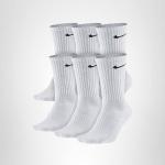 Nike Everyday Crew Socks - 6 Pairs, White