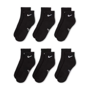 NIKE Kids' Everyday Cushioned Ankle Socks (6 Pairs)