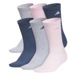 Adidas Women's Cushioned Athletic Crew Socks - 6 Pairs