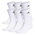 adidas Men's Cushioned Athletic Crew Socks (6 Pairs)