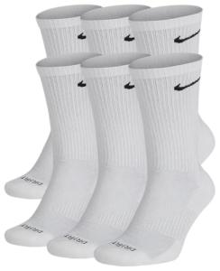 Nike Dri-FIT Cushioned Crew Athletic Socks - 6 Pack