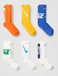 Nike Kids' Crew Socks, Cushioned, 6 Pairs