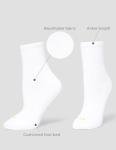 Women's Mini Crew Socks 6-Pack - White