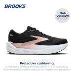 Brooks Ghost Max 3 Women's Running Shoe - Black/Rose Gold